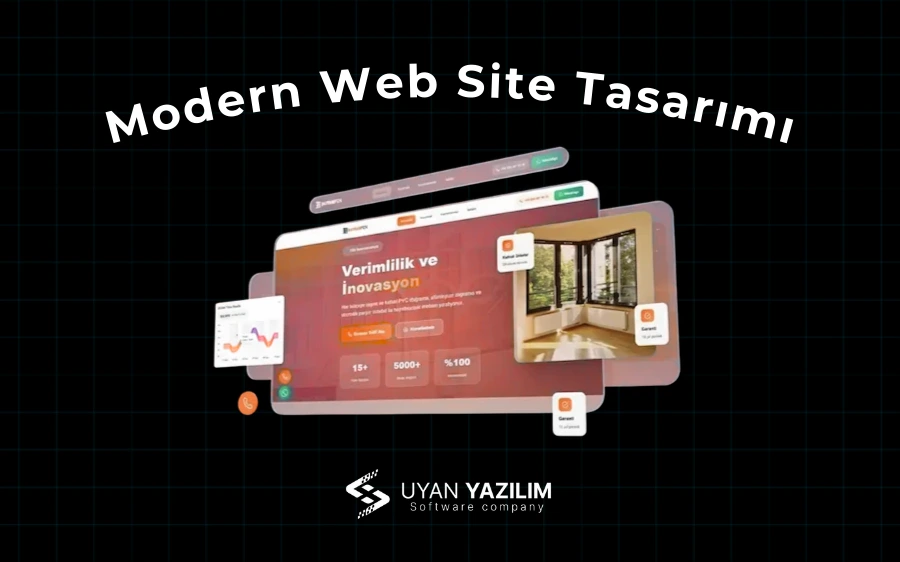 Modern Web Site Tasarımı - Profesyonel Arayüz Örneği